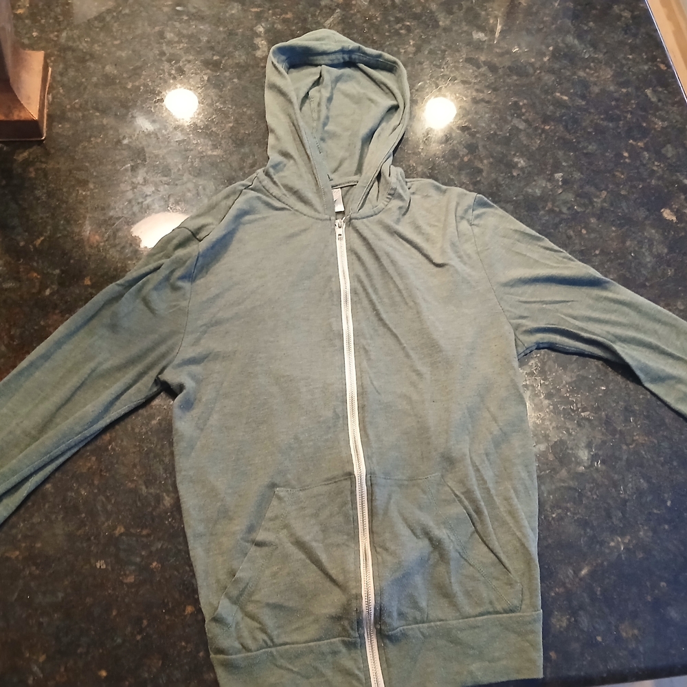 Alternative Green Zip-Up Hoodie